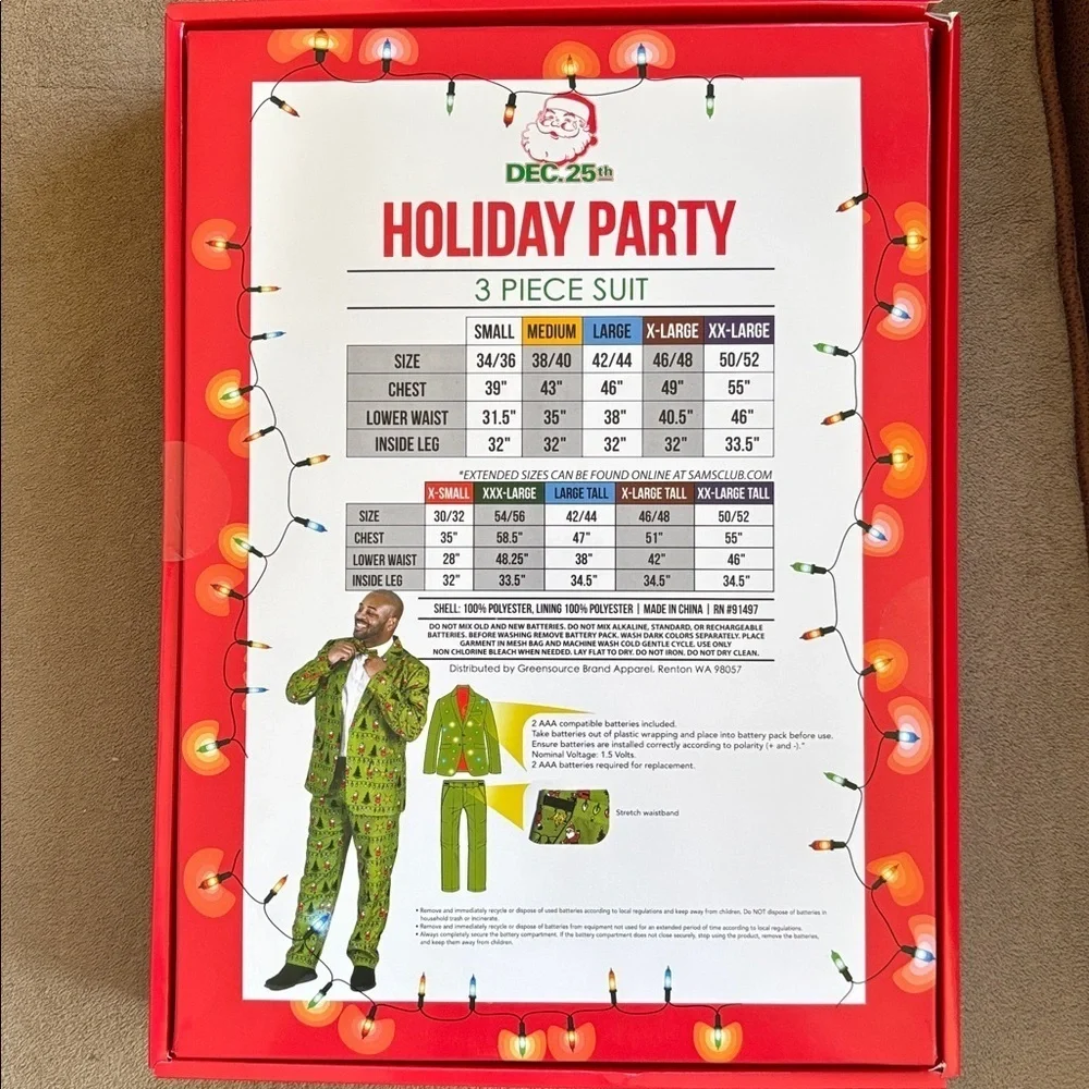 Dec 25Th piece suit